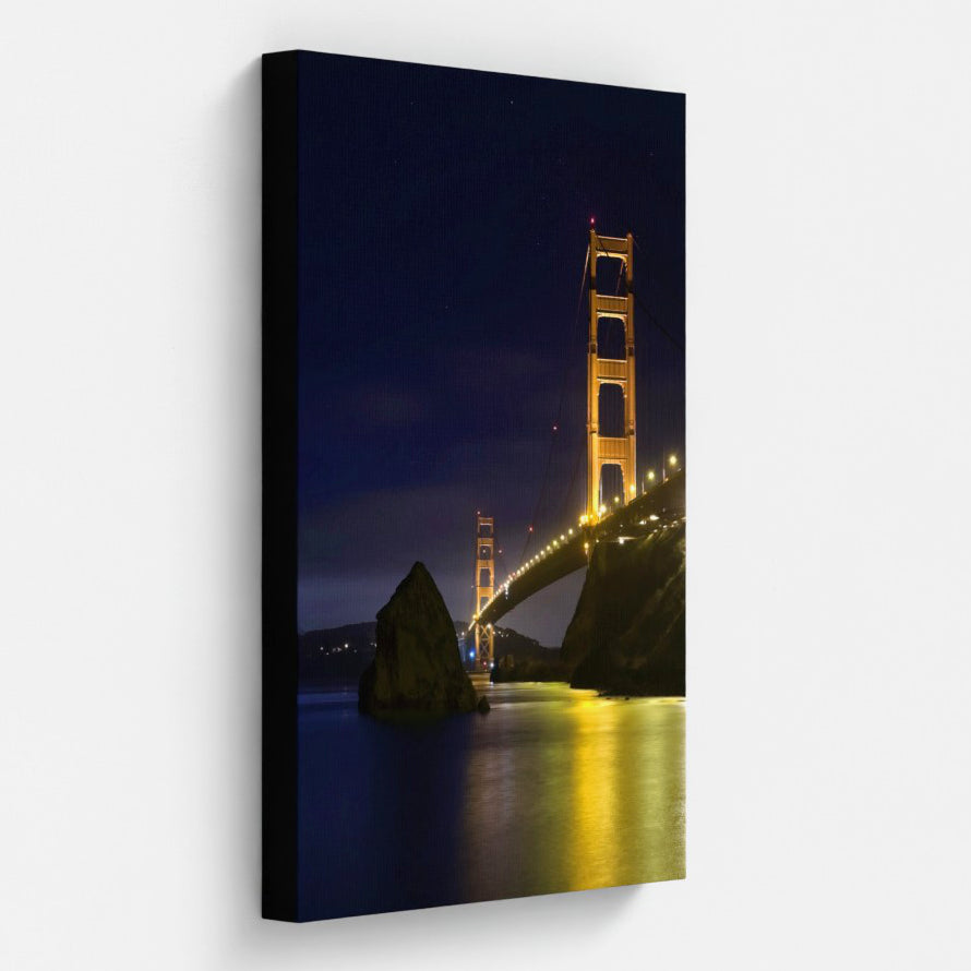 Golden Gate at Night — San Francisco Fine Art