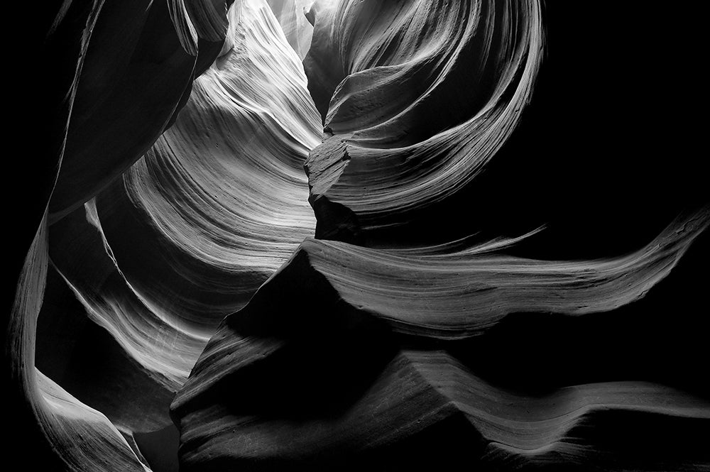 Black — Antelope Canyon Fine Art Print