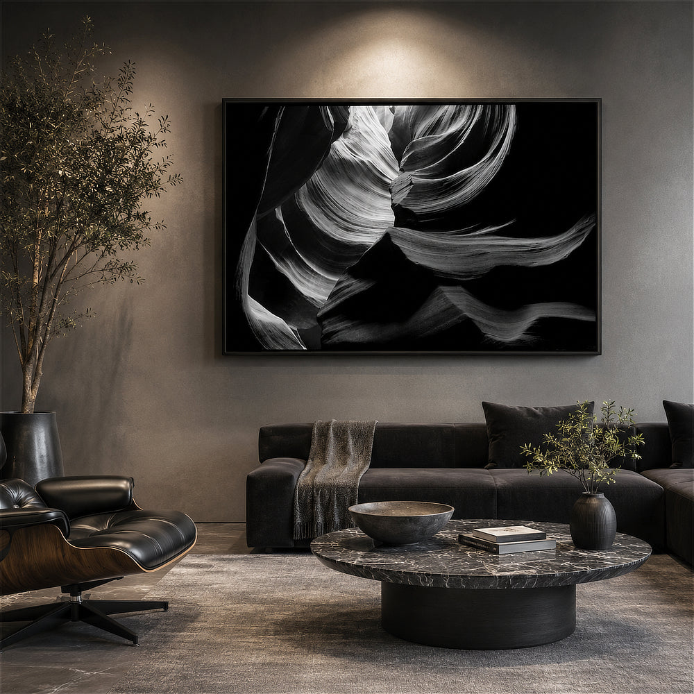 Black — Antelope Canyon Fine Art Print
