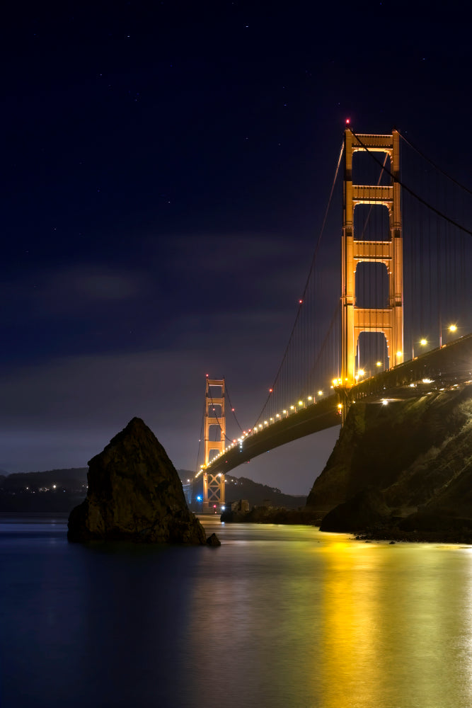 Golden Gate at Night — San Francisco Fine Art