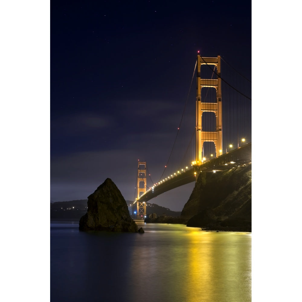 Golden Gate at Night — San Francisco Fine Art