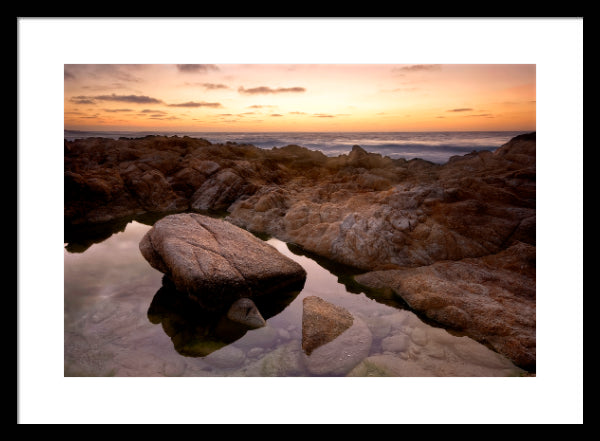 Reflecting Pool — Monterey Sunset Fine Art