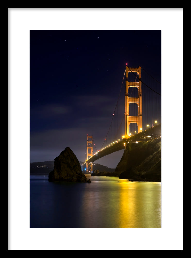 Golden Gate at Night — San Francisco Fine Art