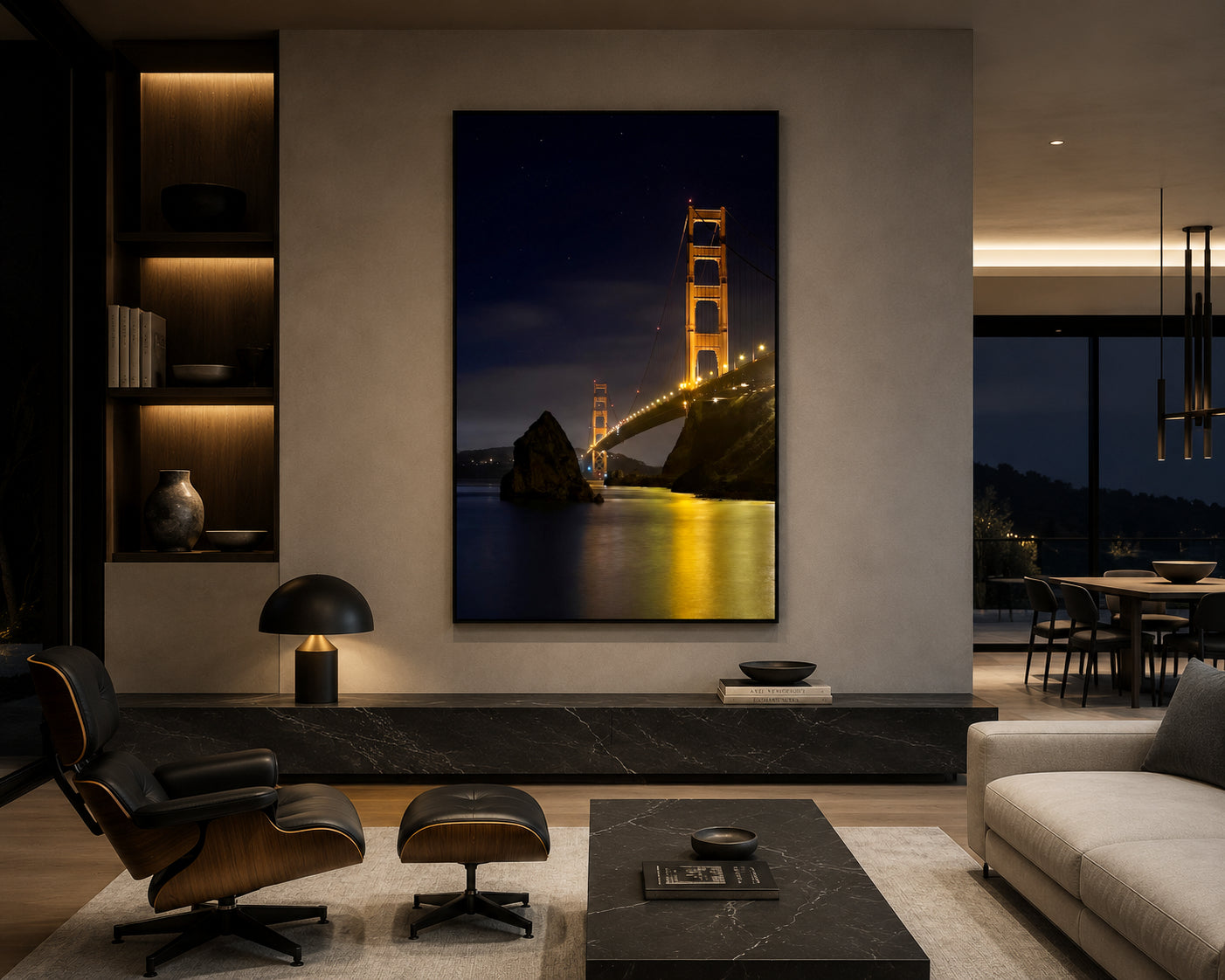 Golden Gate at Night — San Francisco Fine Art